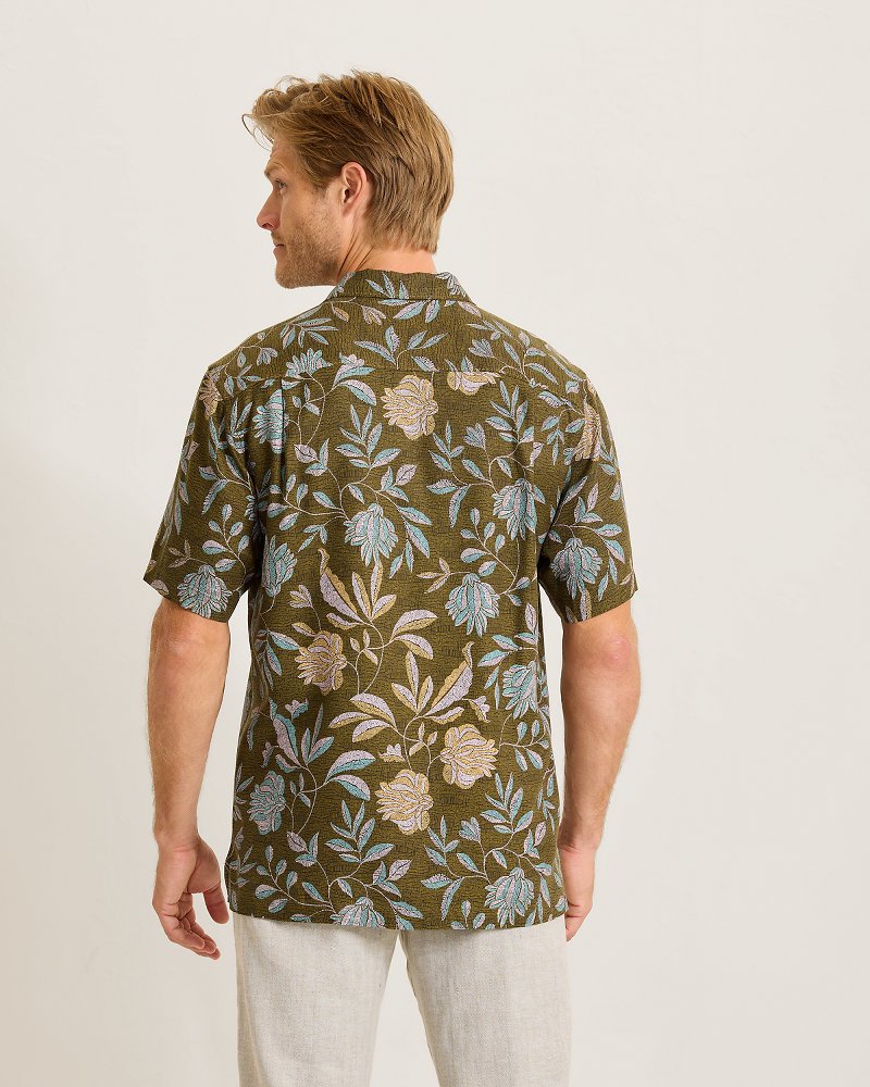 Vintage Vines Silk Camp Shirt