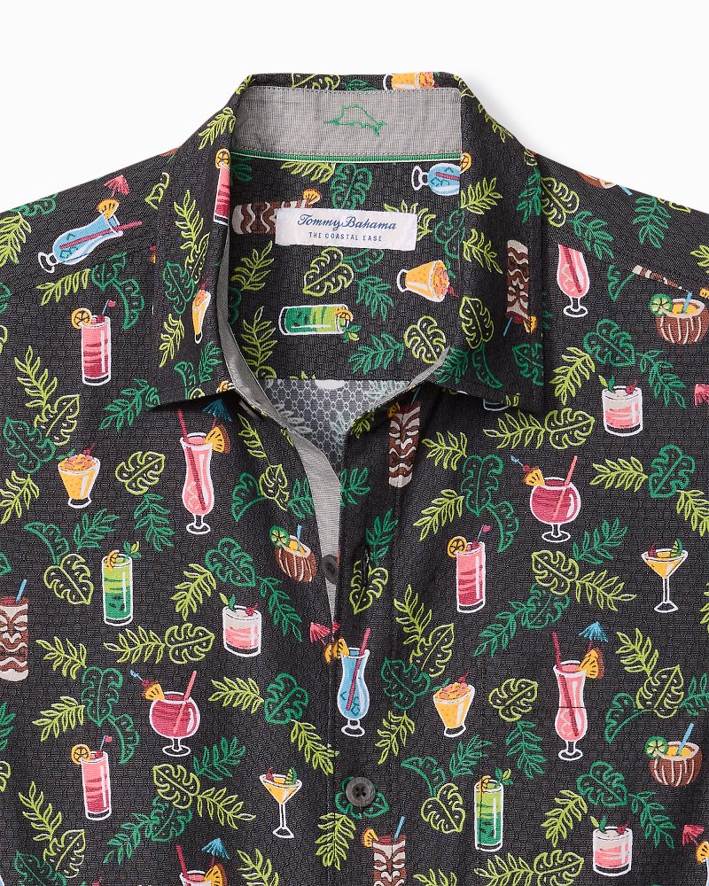 Coastal Ease Midnight Mojito IslandZone Camp Shirt