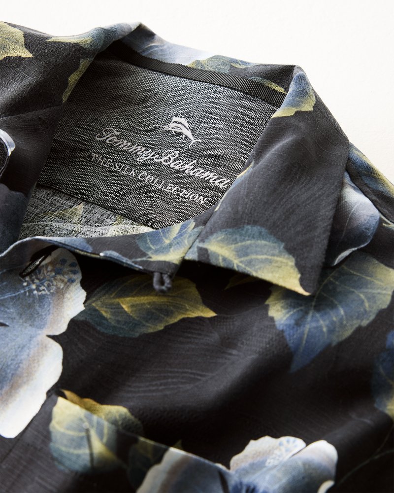 Elegant Eclipse Silk Camp Shirt