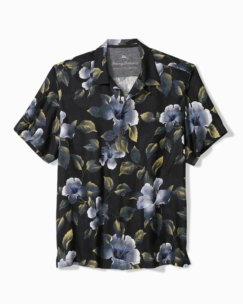 Elegant Eclipse Silk Camp Shirt