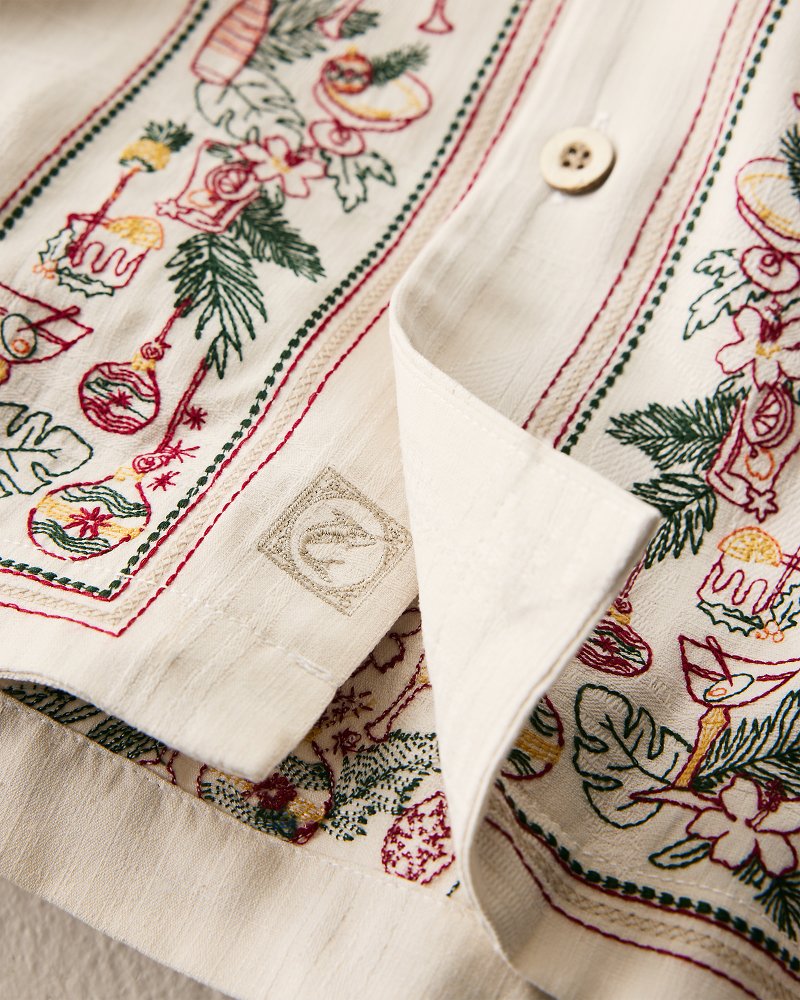 Holiday in Paradise Silk Camp Shirt