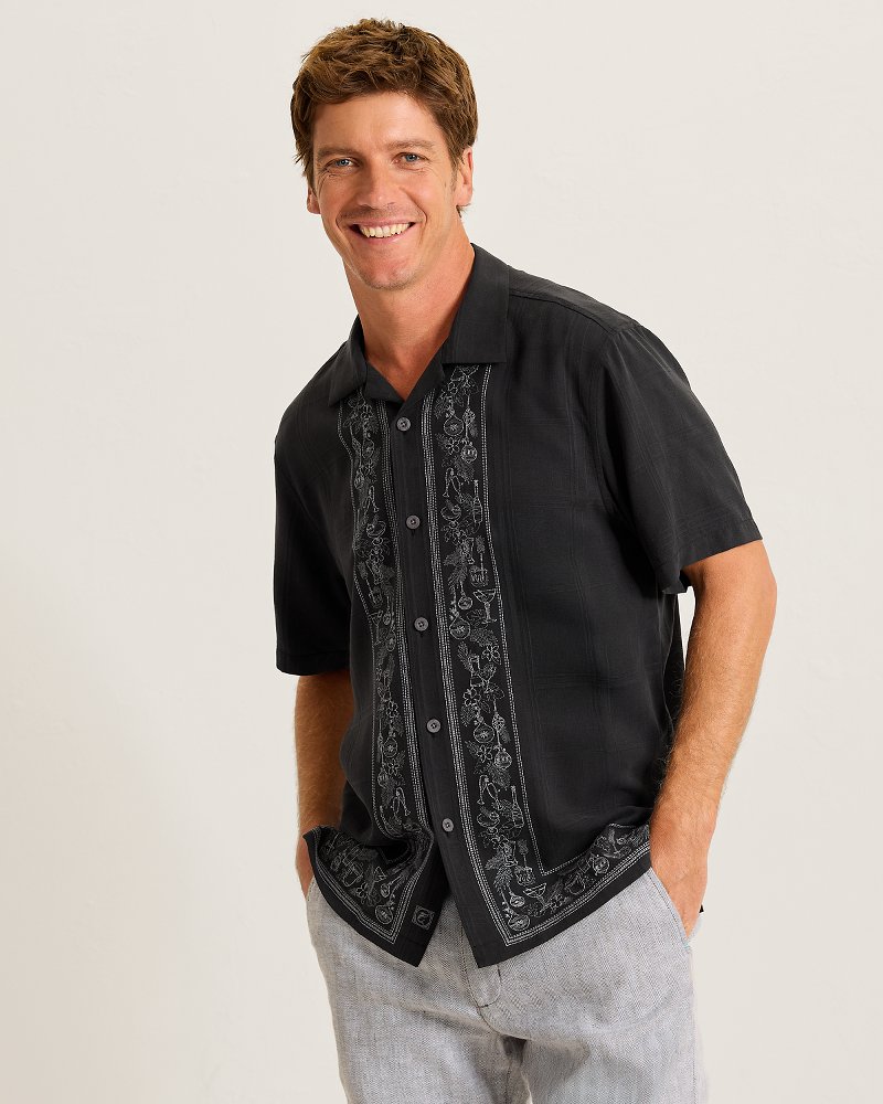 Holiday in Paradise Silk Camp Shirt