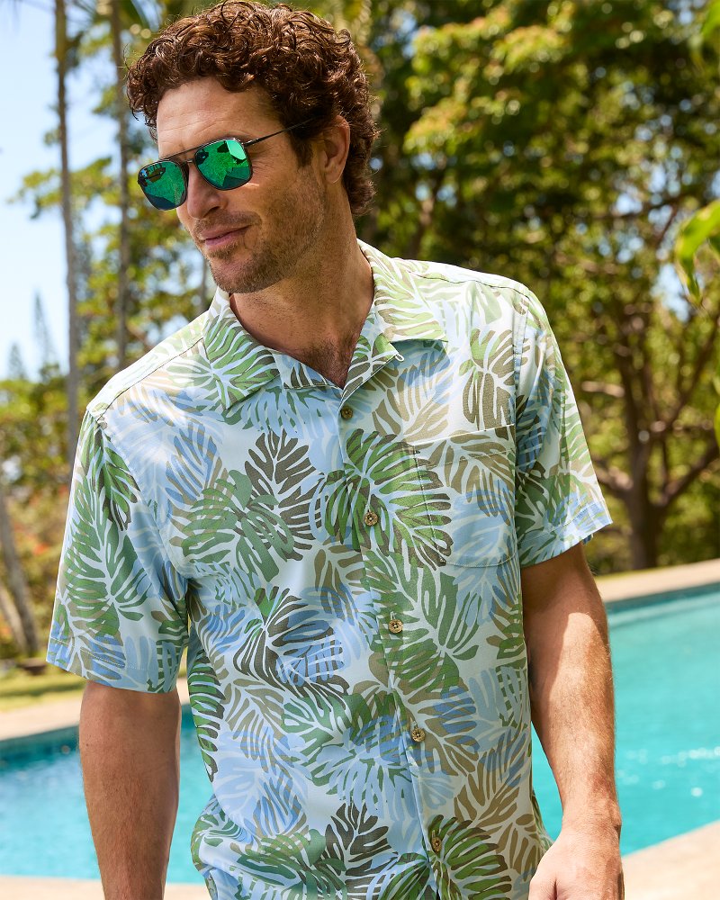 Coastal Ease Jade Jungle IslandZone Camp Shirt