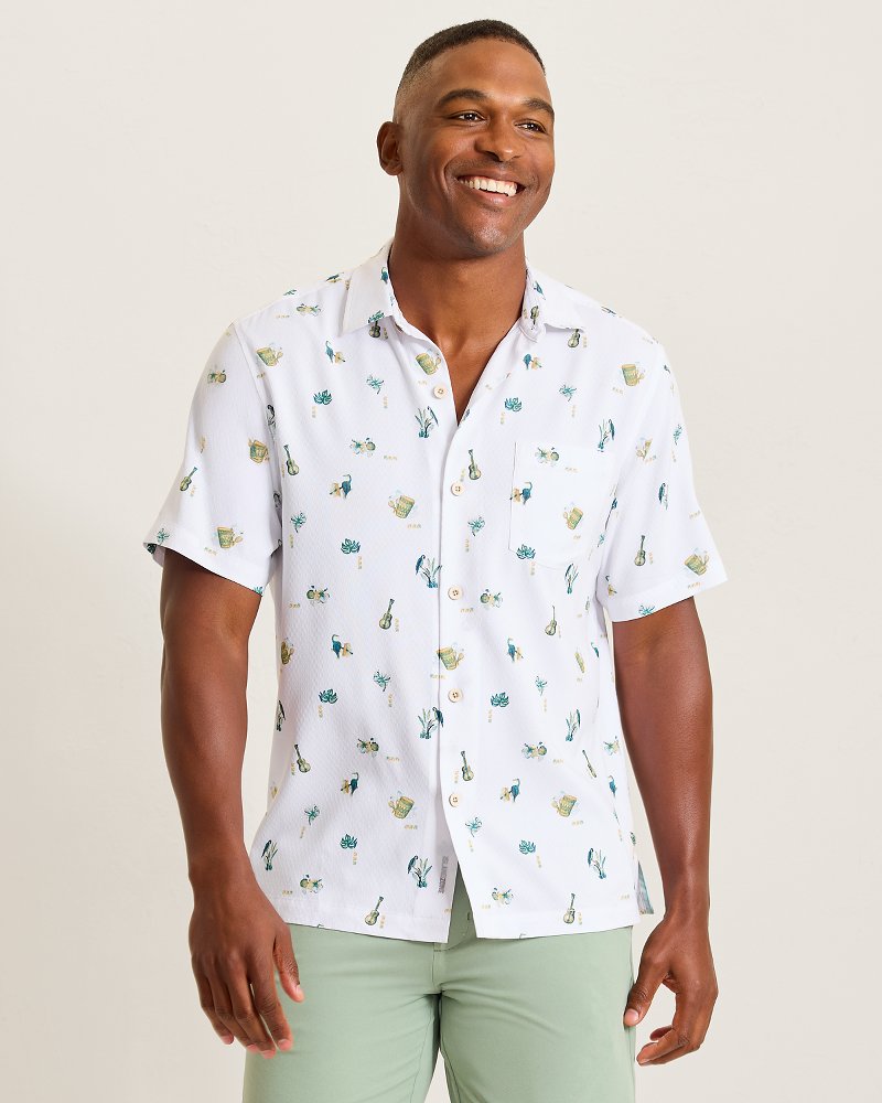 Coastal Ease Petite Tropics IslandZone Camp Shirt