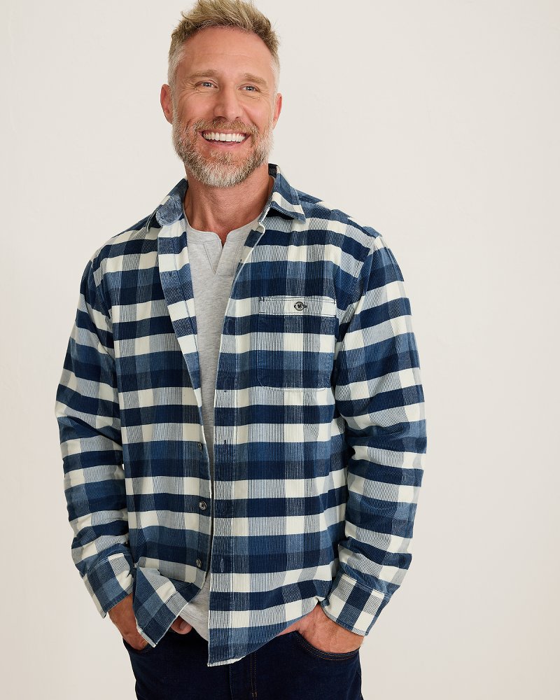 Coastline Cord Mojave Blues Shirt
