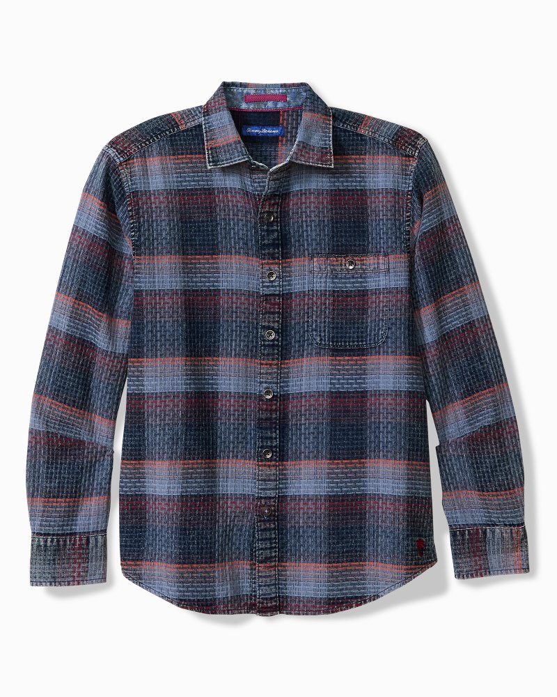 Cantera Plaid Cotton Long-Sleeve Shirt