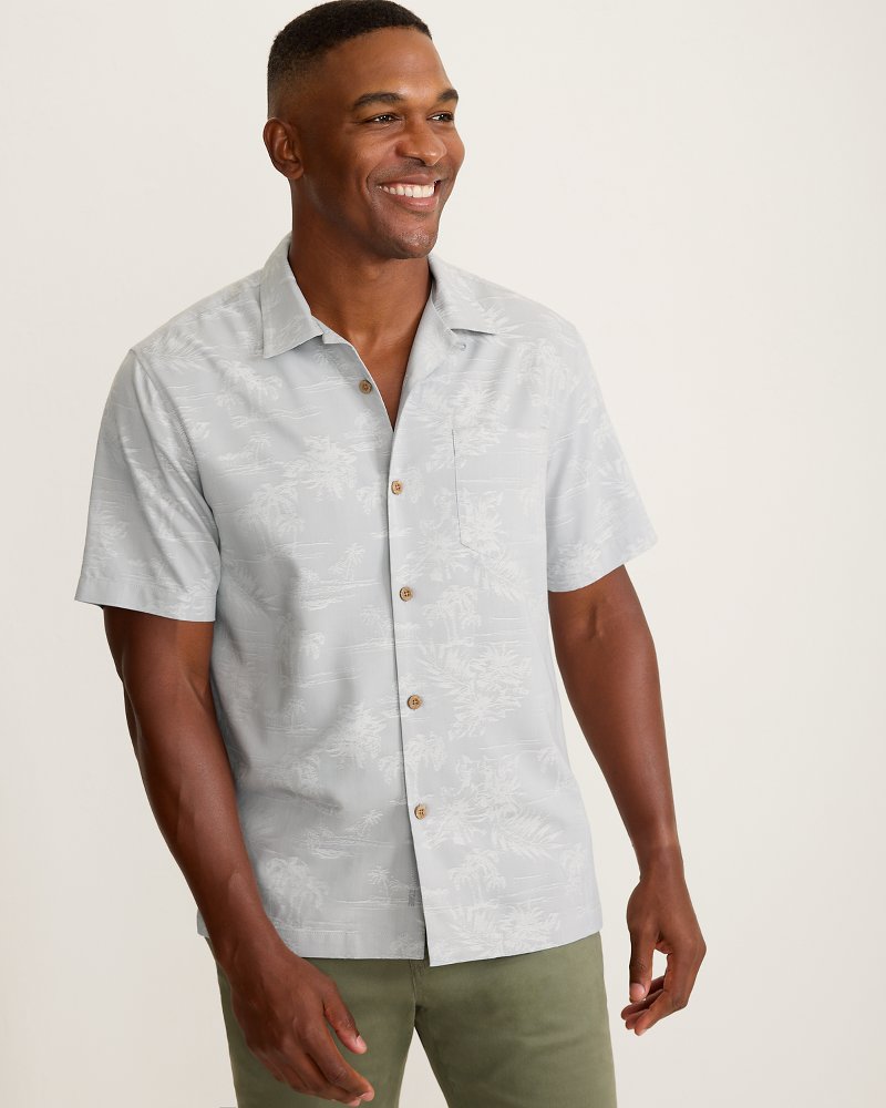 Coastal Ease Palm Visions IslandZone Camp Shirt