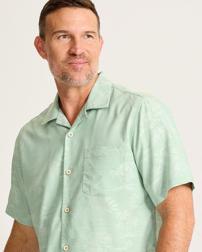 Coastal Ease Palm Visions IslandZone Camp Shirt