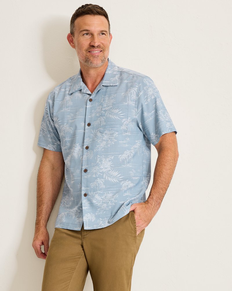 Coastal Ease Palm Visions IslandZone Camp Shirt