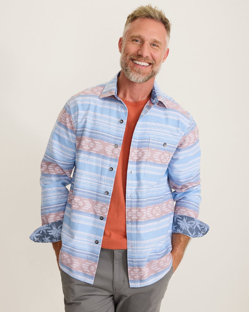 Illusion Stripe Long-Sleeve Shirt