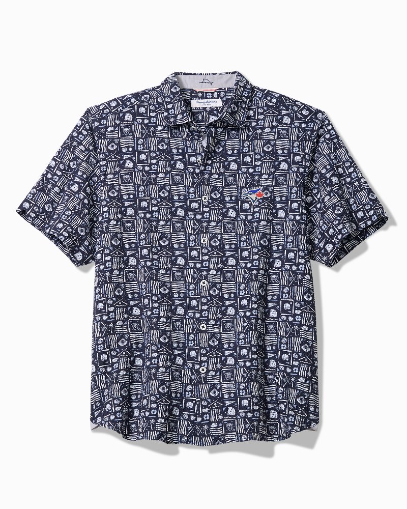 MLB Nova Wave Ballpark Batik Cotton-Blend Shirt