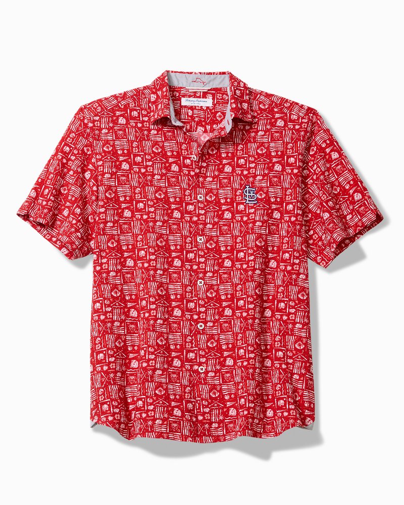 MLB Nova Wave Ballpark Batik Cotton-Blend Shirt