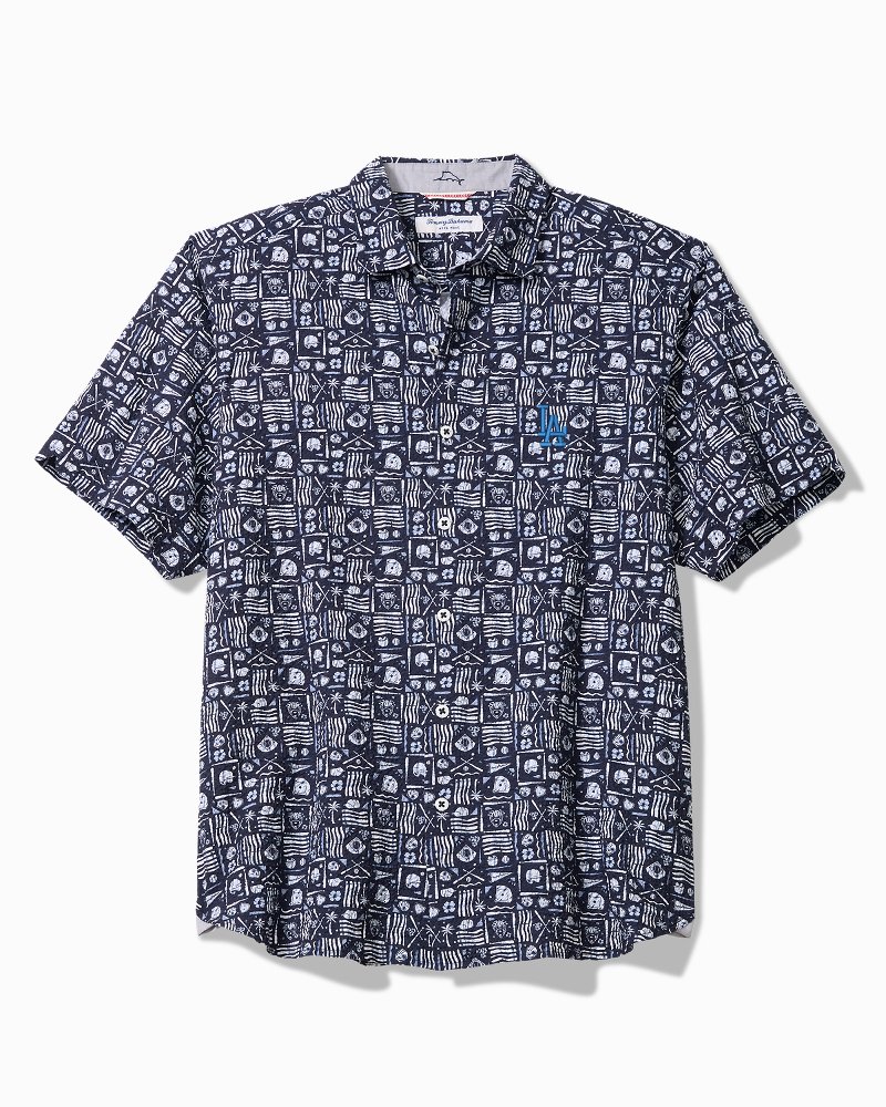 MLB Nova Wave Ballpark Batik Cotton-Blend Shirt