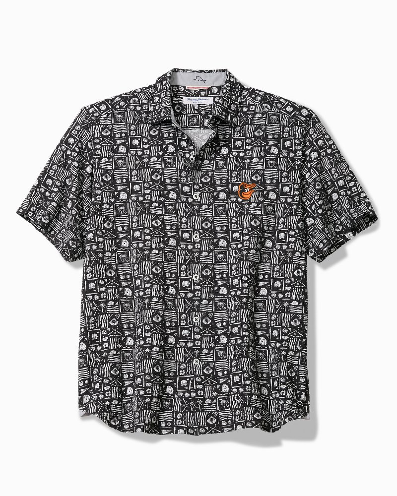 MLB Nova Wave Ballpark Batik Cotton-Blend Shirt