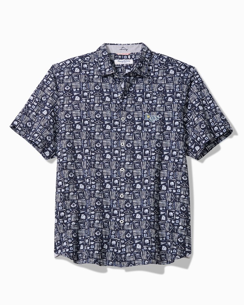 MLB Nova Wave Ballpark Batik Cotton-Blend Shirt
