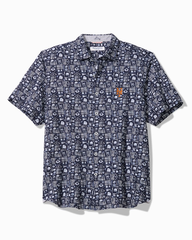 MLB Nova Wave Ballpark Batik Cotton-Blend Shirt