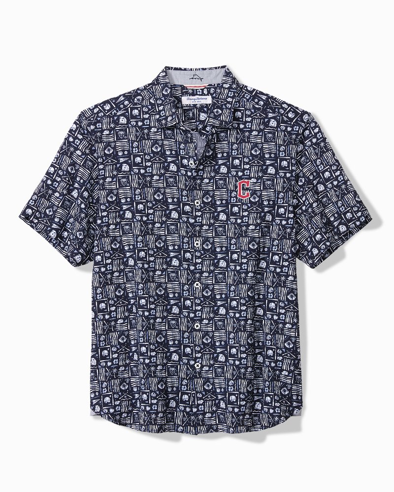 MLB Nova Wave Ballpark Batik Cotton-Blend Shirt