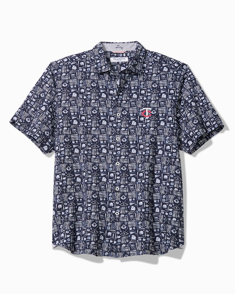 MLB Nova Wave Ballpark Batik Cotton-Blend Shirt