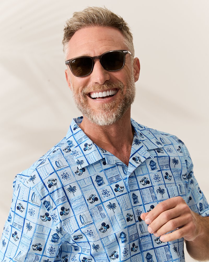 Disney Nova Wave Retro Mosaic Cotton-Blend Shirt