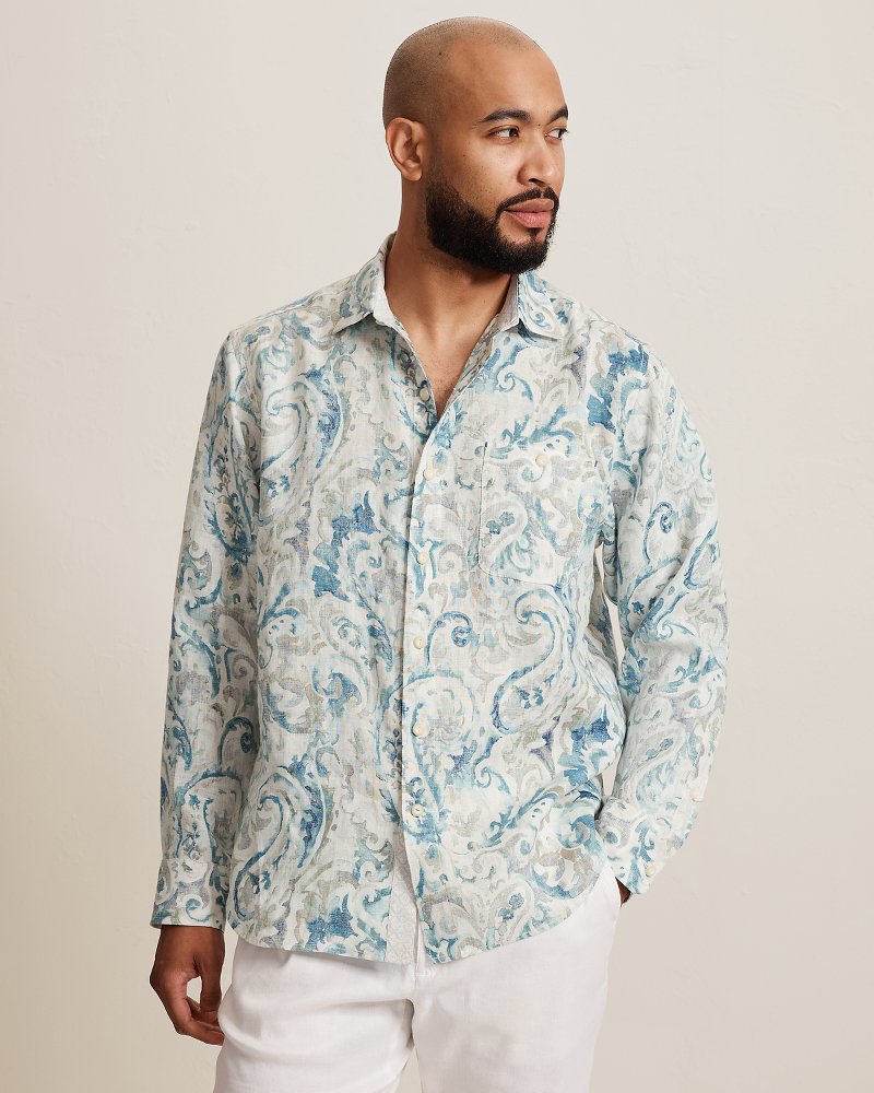 Breezy Cay Linen Long-Sleeve Shirt