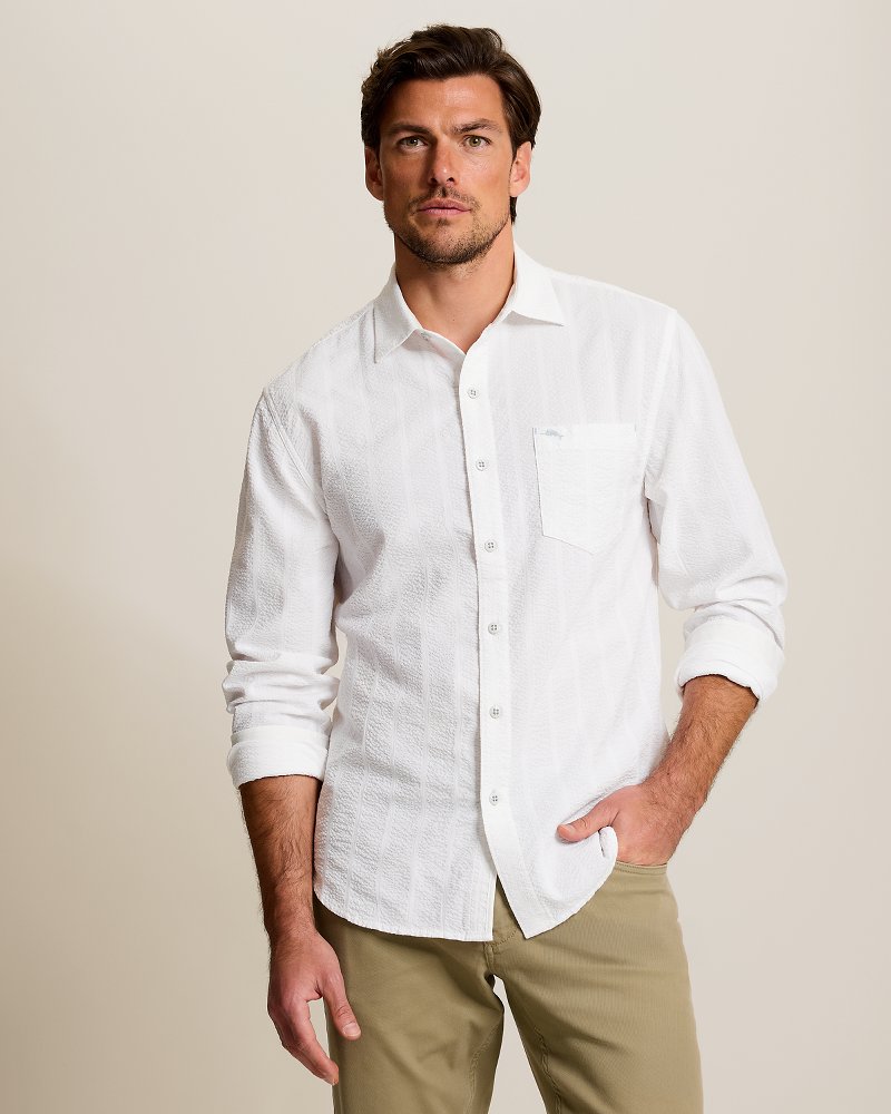 Nova Wave Cotton-Blend Long-Sleeve Shirt