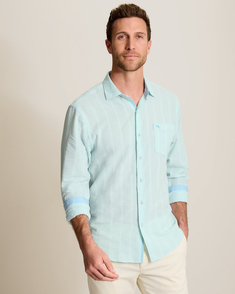 Nova Wave Cotton-Blend Long-Sleeve Shirt thumbnail 3