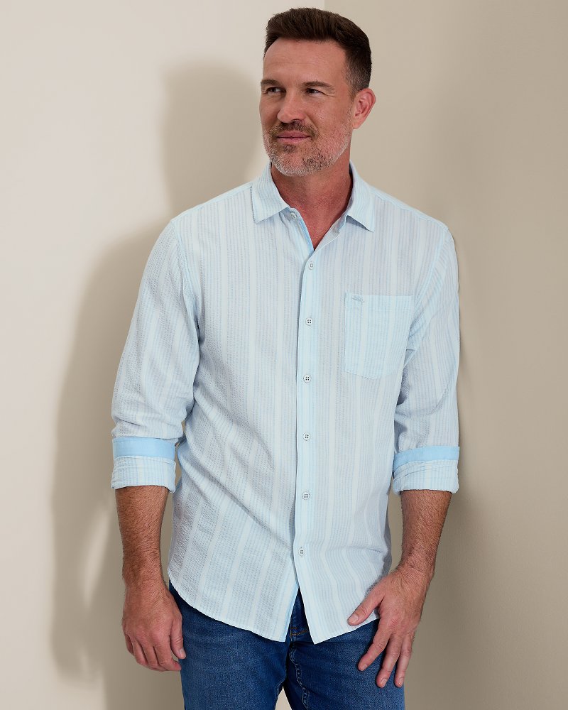 Nova Wave Cotton-Blend Long-Sleeve Shirt thumbnail 3