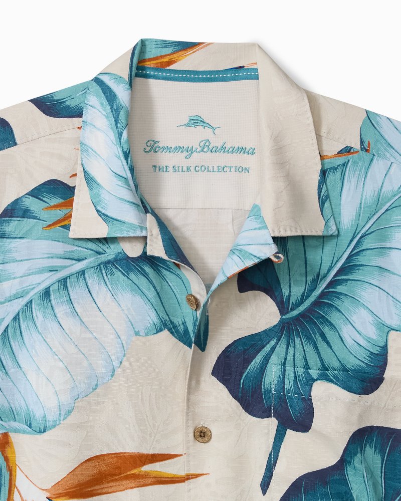 Garden of Hope and Courage Silk Camp Shirt