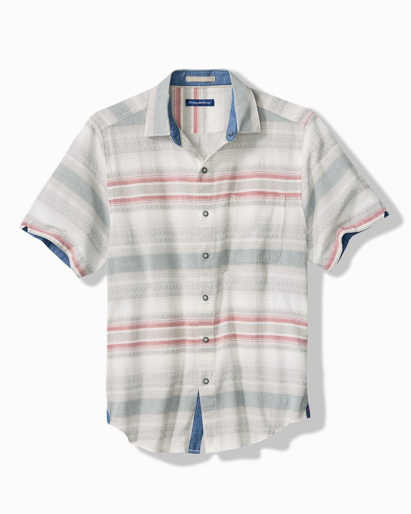 Lisbon Stripe Short-Sleeve Shirt