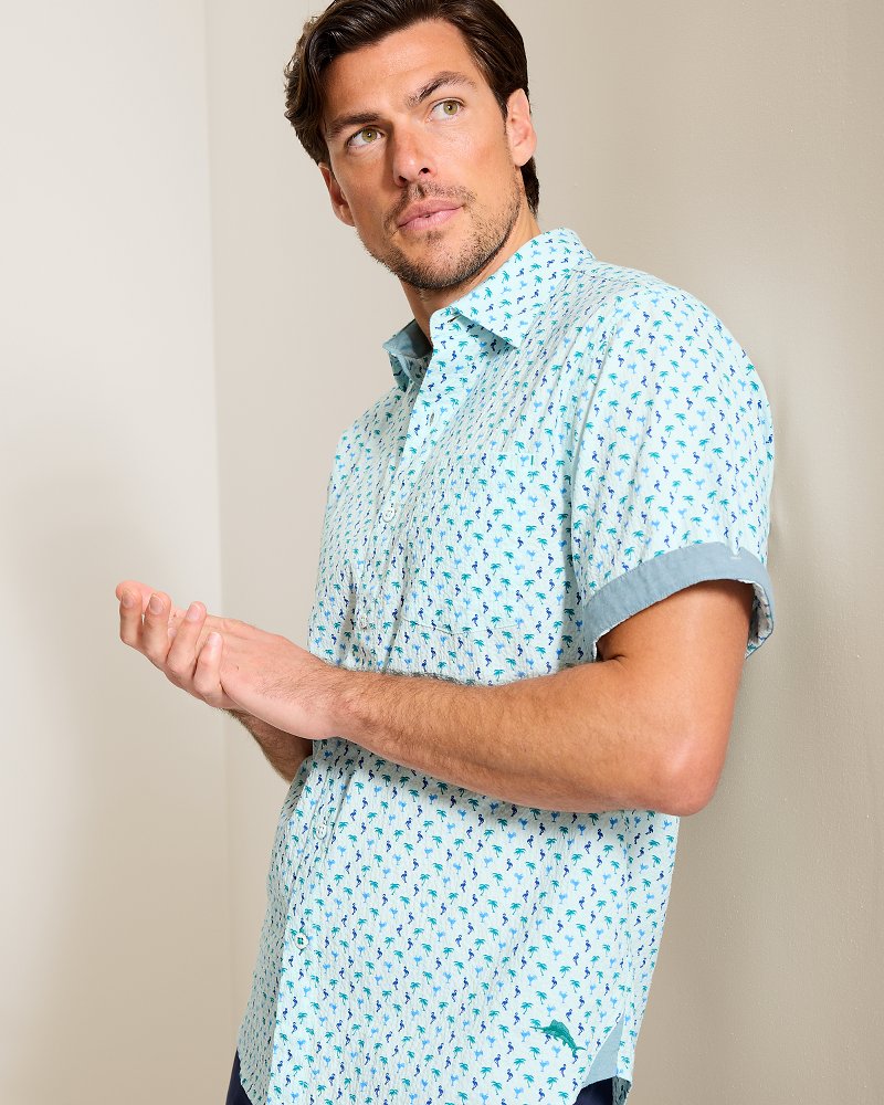 Nova Wave Flock It to You Cotton-Blend Shirt