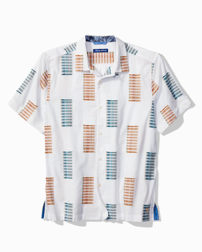Lagos Tiles Cotton Camp Shirt