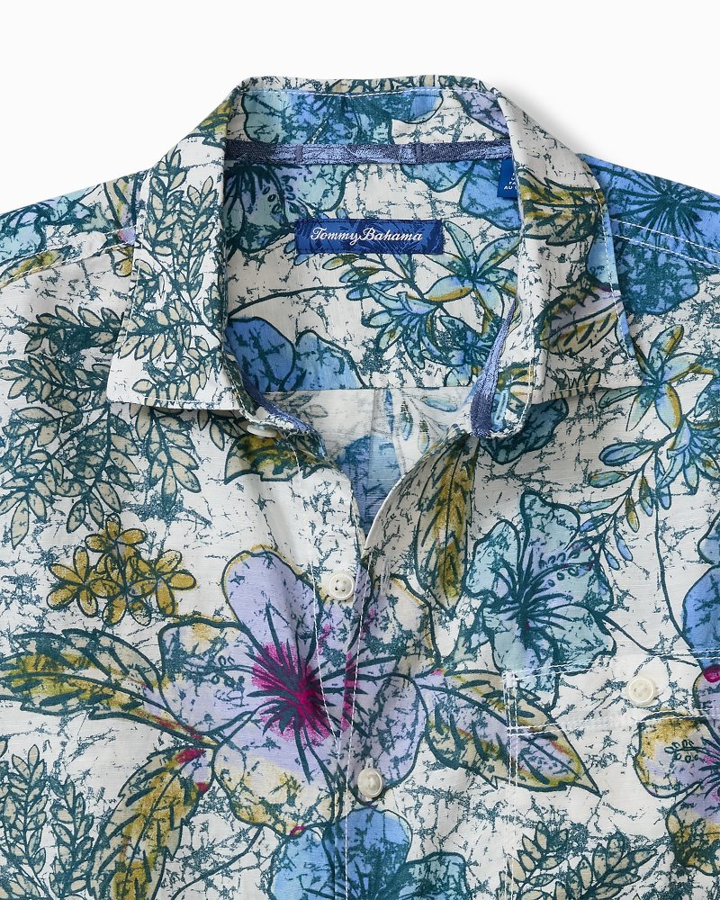 Sand Linen Al Fresco Blooms Shirt