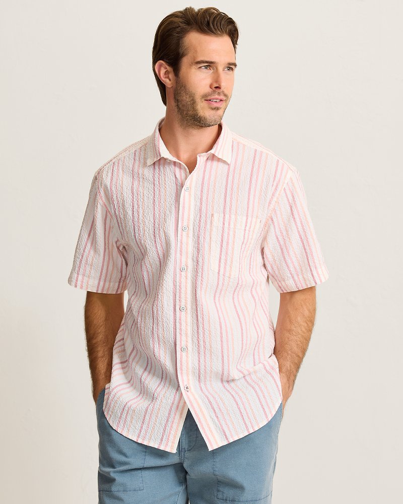 Nova Wave Aloha Stripe Cotton-Blend Shirt