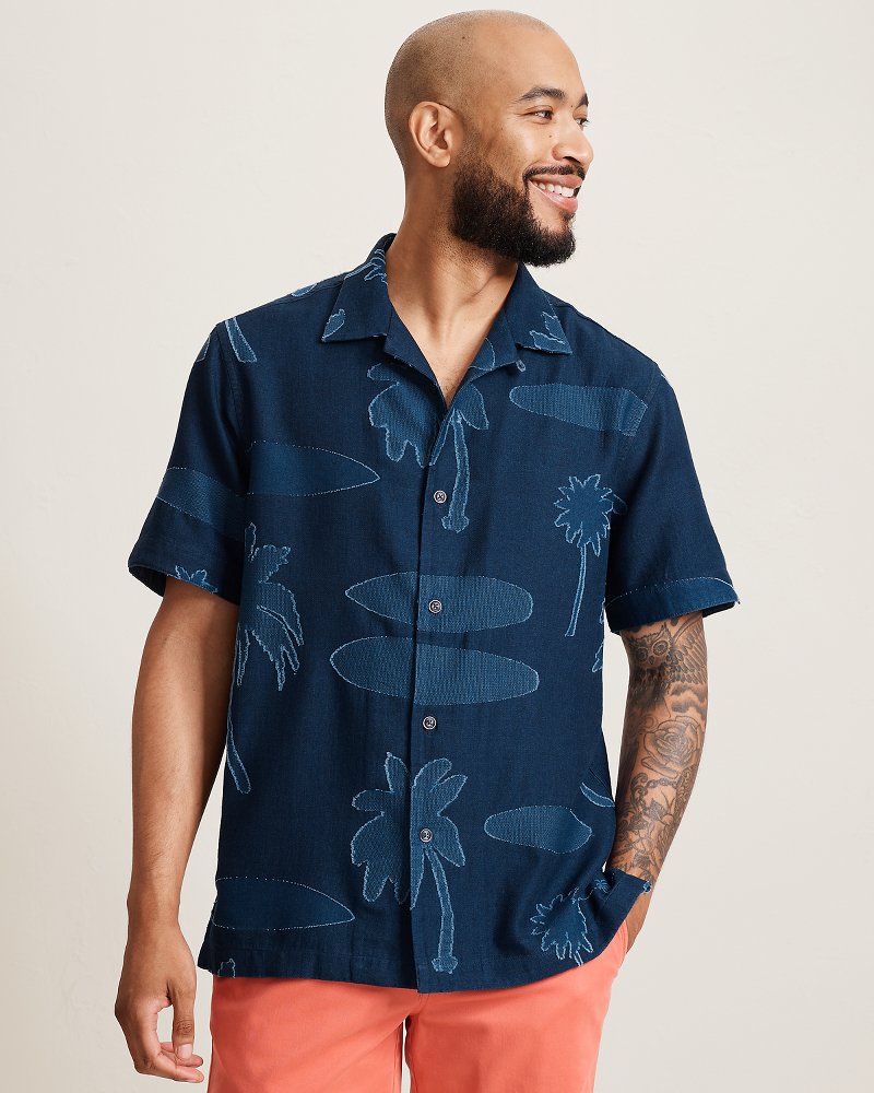 Destination Indigo Cotton Camp Shirt thumbnail 3