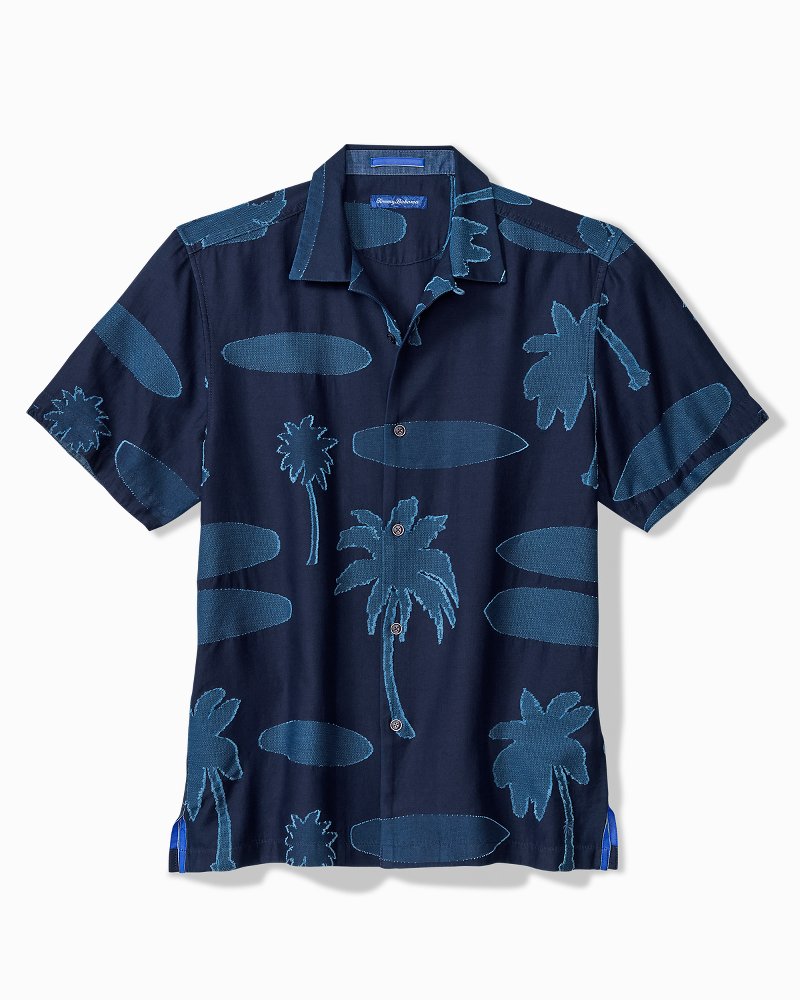 Destination Indigo Cotton Camp Shirt