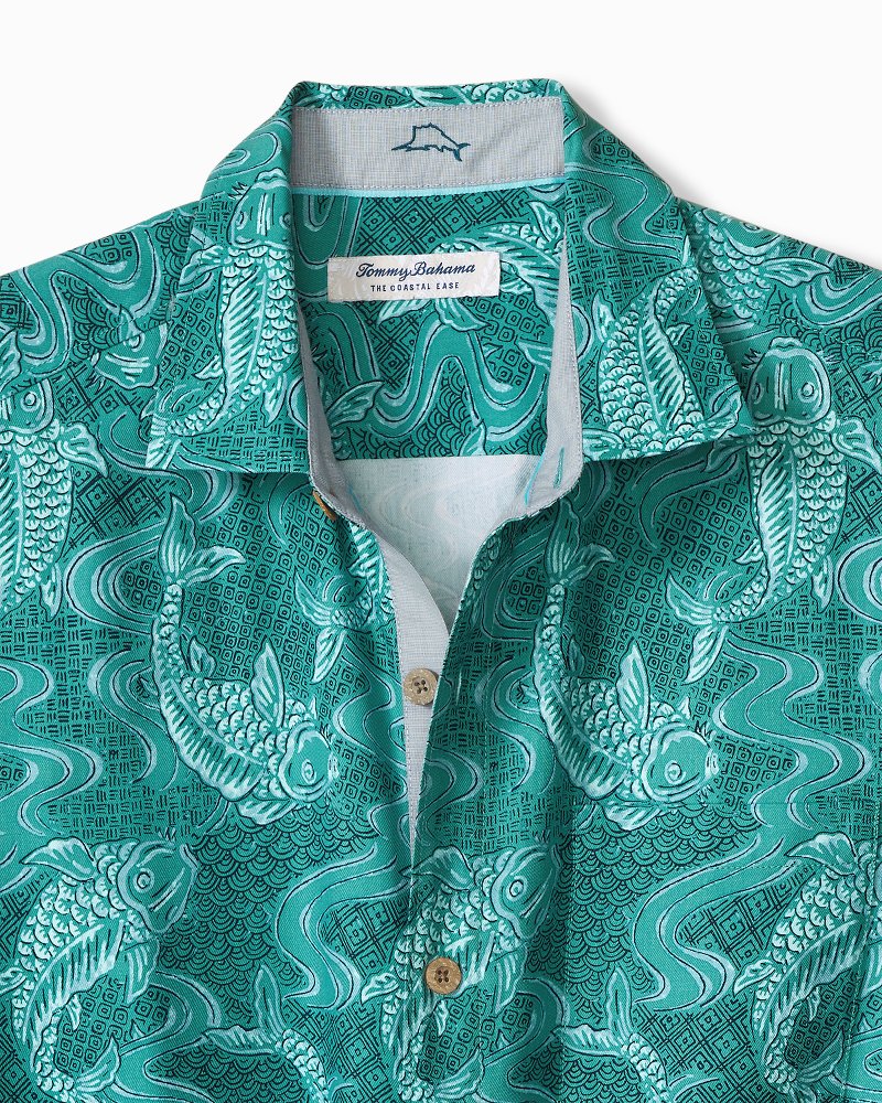 Coastal Ease Feeling Koi-Ful IslandZone Camp Shirt