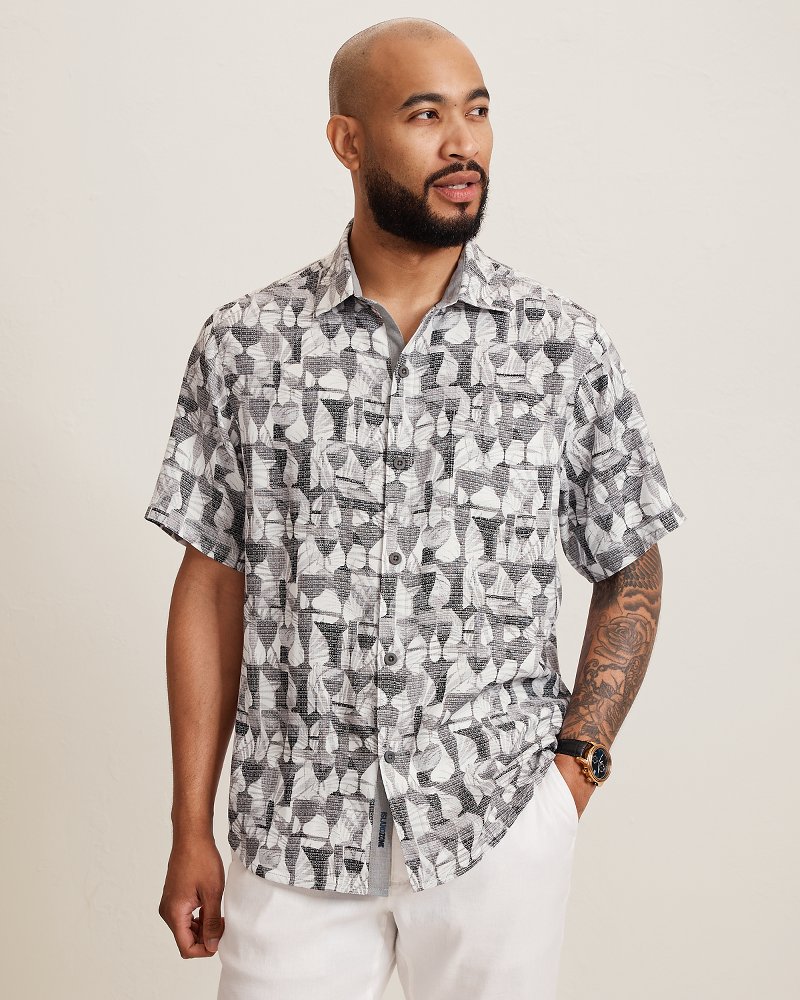 Coastal Ease Fizz & Fronds IslandZone Camp Shirt