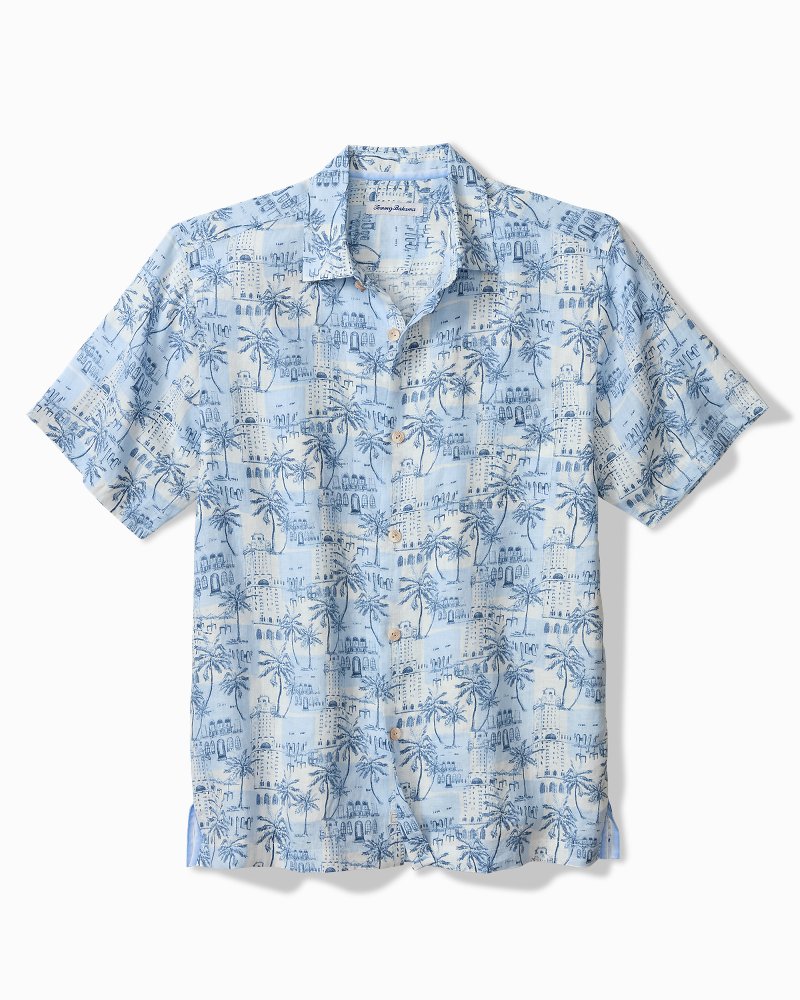 Seaside Avenue Linen Camp Shirt
