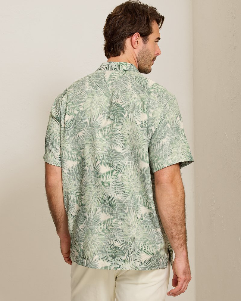 Frond Visions Silk-Blend Camp Shirt