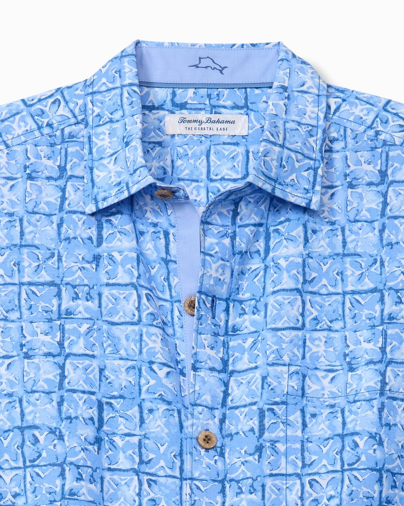 Coastal Ease Carrico Tiles IslandZone Camp Shirt