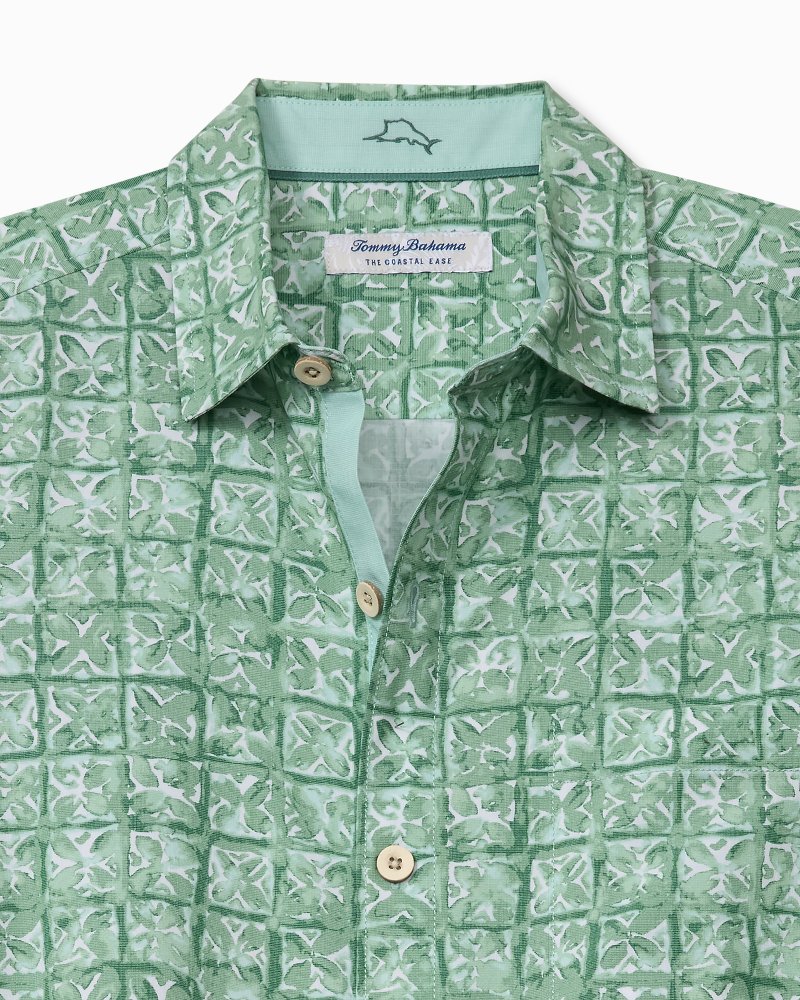 Coastal Ease Carrico Tiles IslandZone Camp Shirt