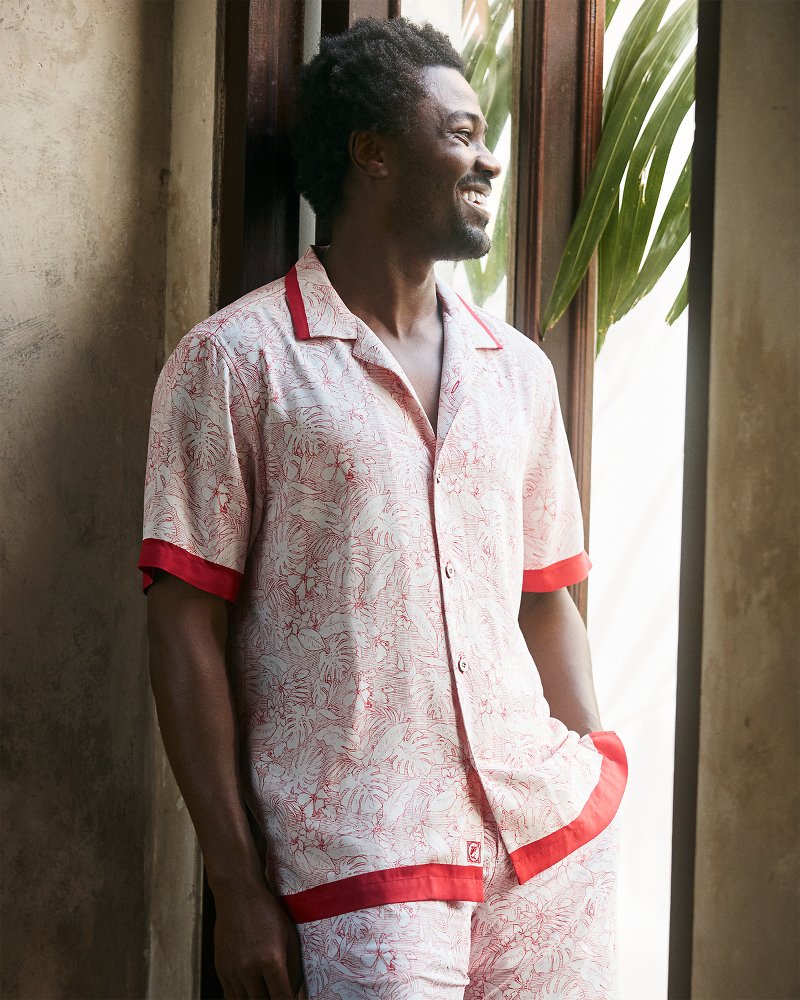 Frond Horizons Silk Camp Shirt