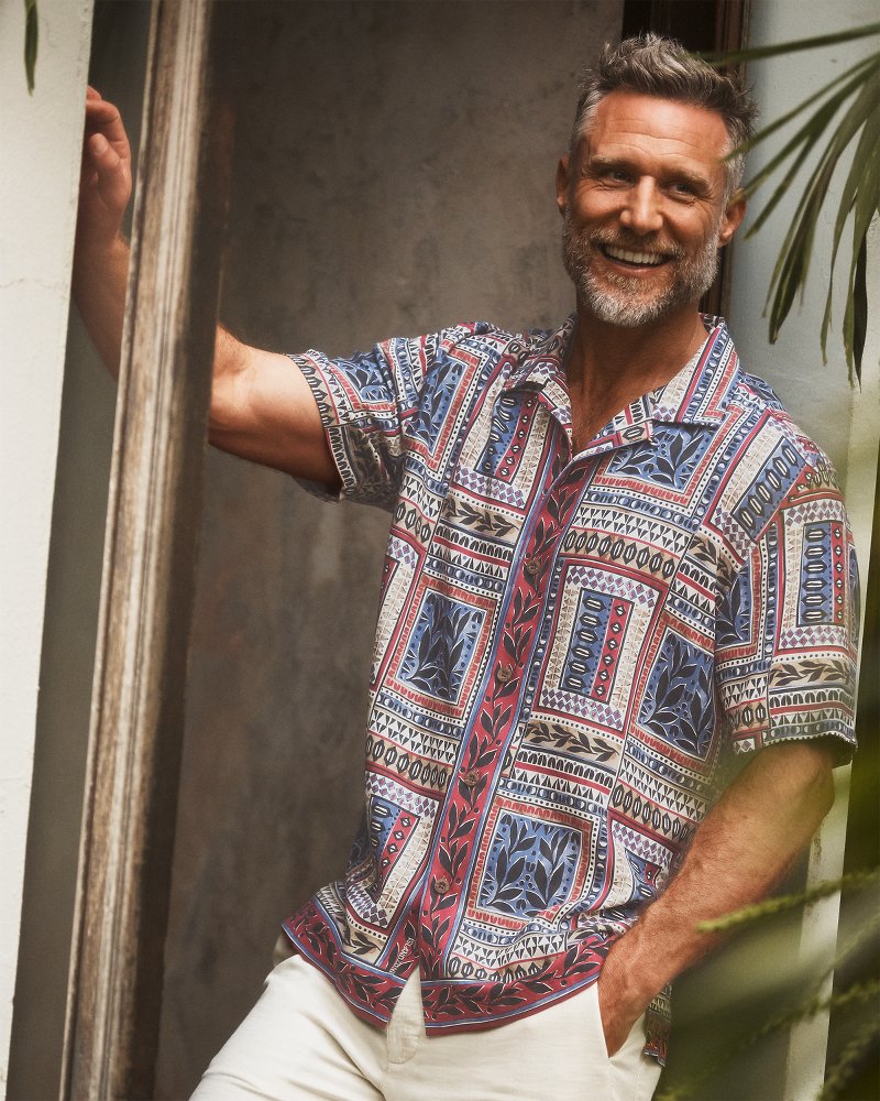 Coastal Ease Tropic Tapestry IslandZone Camp Shirt thumbnail 6