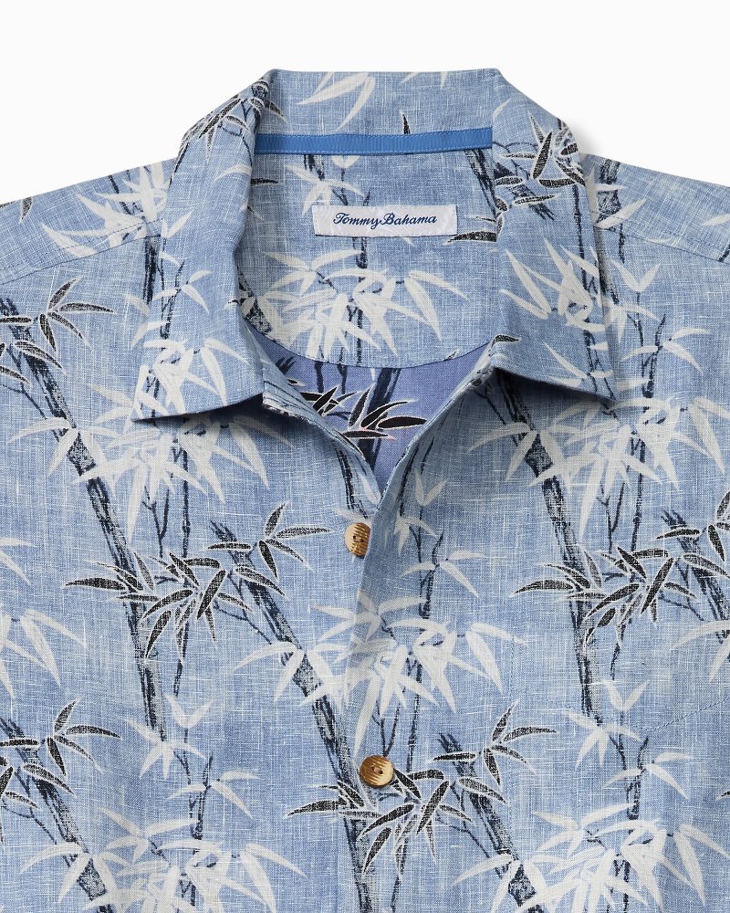 Bamboo Meadows Linen Camp Shirt