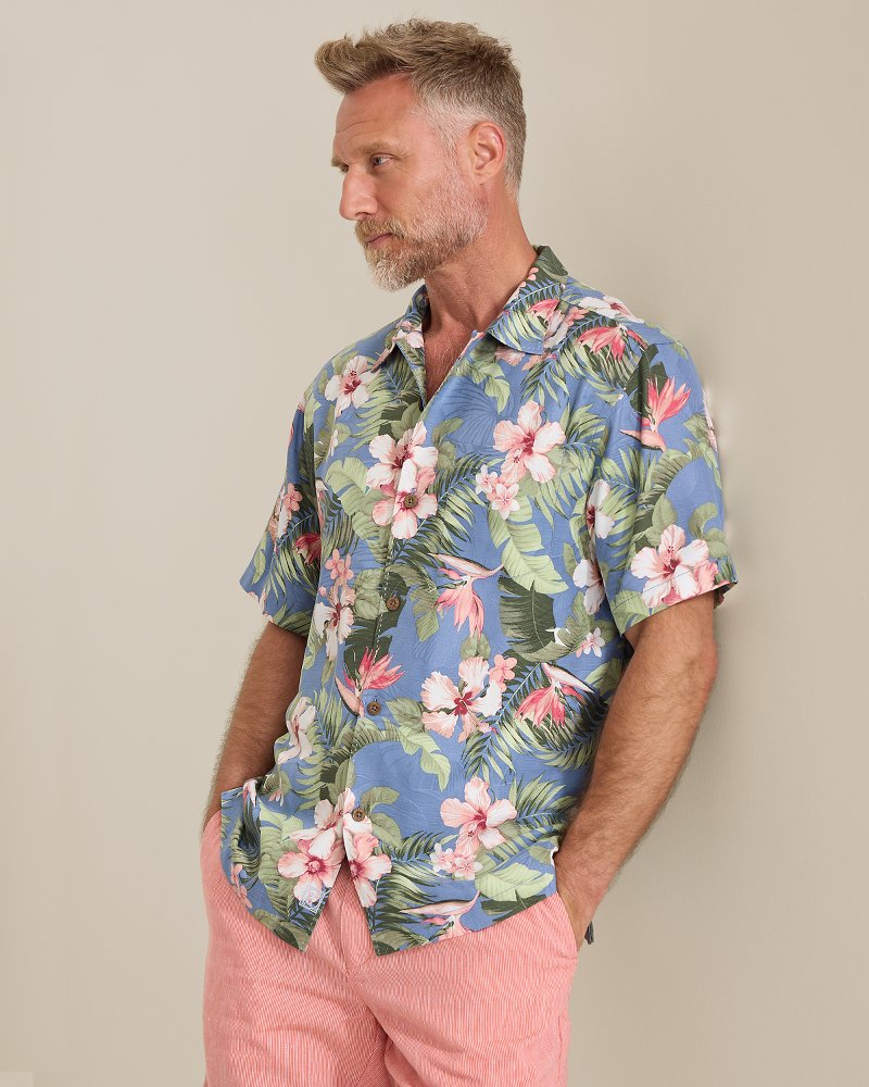 Flora Festival Silk Camp Shirt