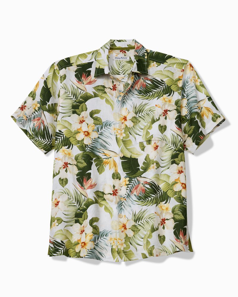 Flora Festival Linen Camp Shirt