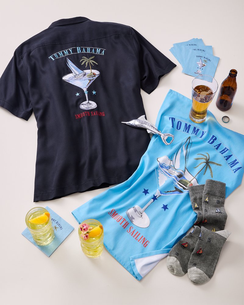 Sailor's Swirl Silk Camp Shirt