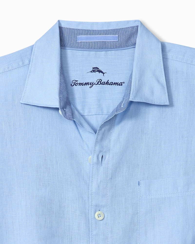 Poolside Lounge Club Linen Long-Sleeve Shirt