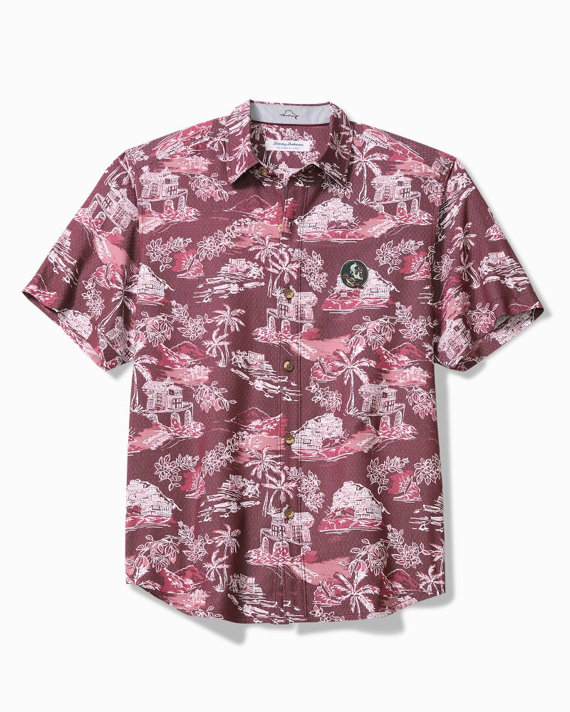 Collegiate Coastal Ease Paradise Isle IslandZone Camp Shirt