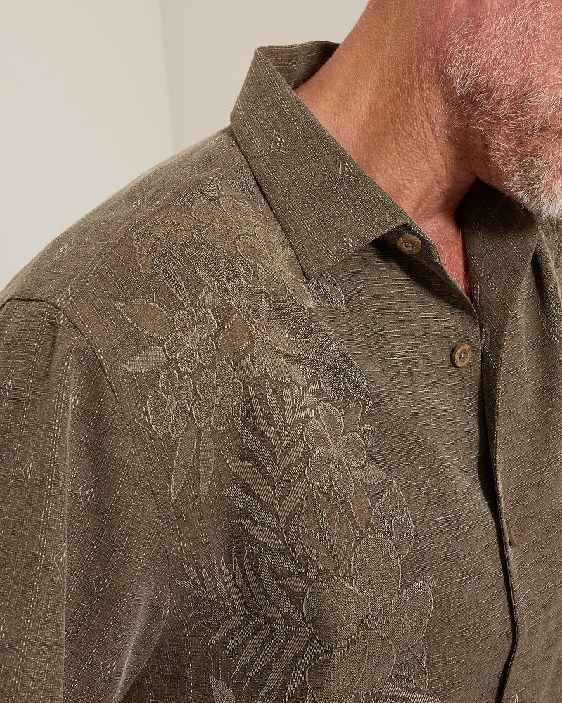 Kona Luxe Border Silk Camp Shirt